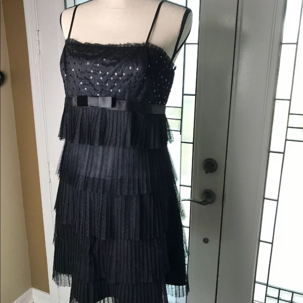 Women’s BLACK DRESS FOREVER 21 TINY STRAP  9 _#90